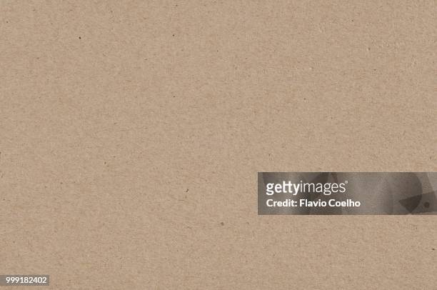 recycled cardboard full frame - marrón fotografías e imágenes de stock