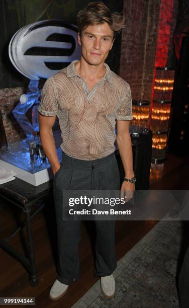 Oliver Cheshire attends the Formula E 1920's cocktail party hosted by Liv Tyler on the eve of the final race of the 2017/18 ABB FIA Formula E...