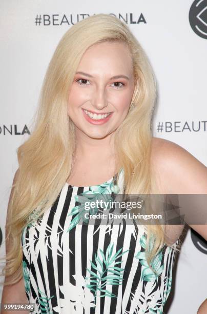 Alexis Nolan attends the Beautycon Festival LA 2018 at the Los Angeles Convention Center on July 14, 2018 in Los Angeles, California.