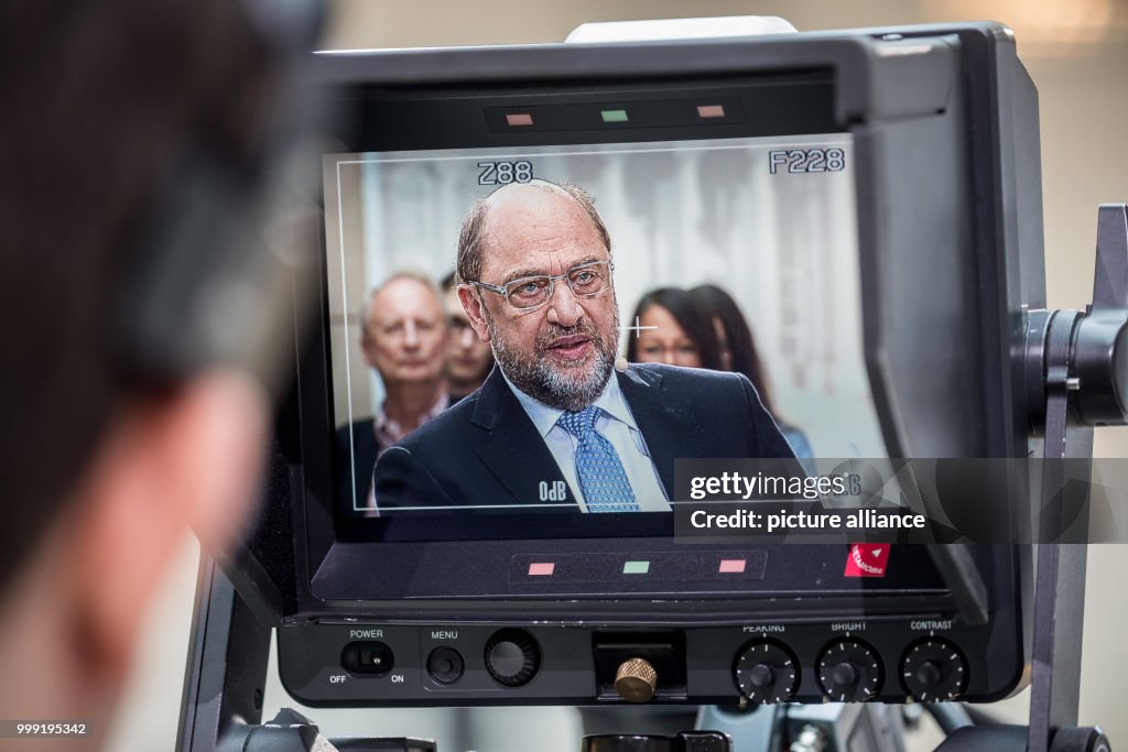 Martin Schulz interview for Phoenix Forum Politik