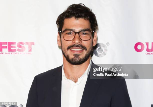 Actor Raul Castillo attends the 2018 Outfest Centerpiece Gala screening of the Orchard's "We The Animals" at DGA Theater on July 14, 2018 in Los...