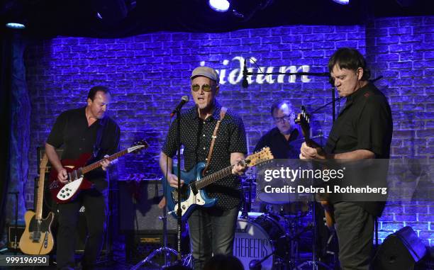 Jim Babjak, Marshall Crenshaw, Dennis Diken and Mike Mesaros of The Smithereens live at the Iridium on July 14, 2018 in New York City.