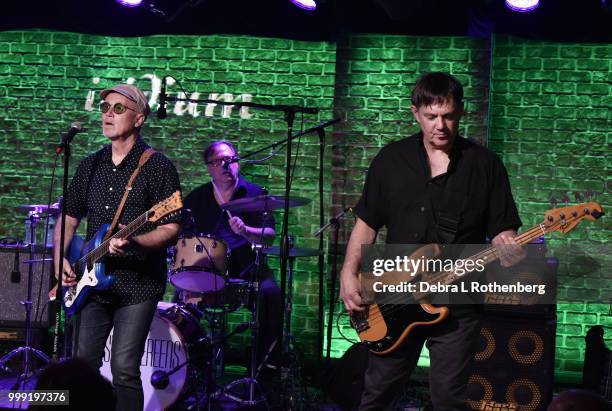 Marshall Crenshaw, Dennis Diken and Mike Mesaros of The Smithereens live at the Iridium on July 14, 2018 in New York City.