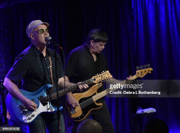Marshall Crenshaw and Mike Mesaros of The Smithereens live at the Iridium on July 14, 2018 in New York City.