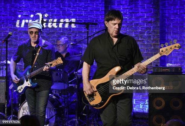 Marshall Crenshaw, Dennis Diken and Mike Mesaros of The Smithereens live at the Iridium on July 14, 2018 in New York City.