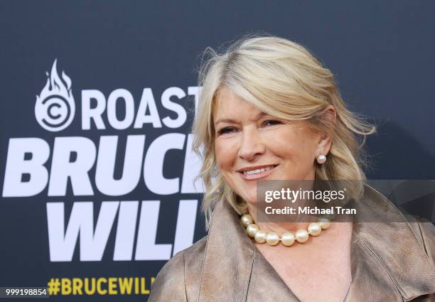 Martha Stewart arrives to the Comedy Central "Roast of Bruce Willis" held on July 14, 2018 in Los Angeles, California.