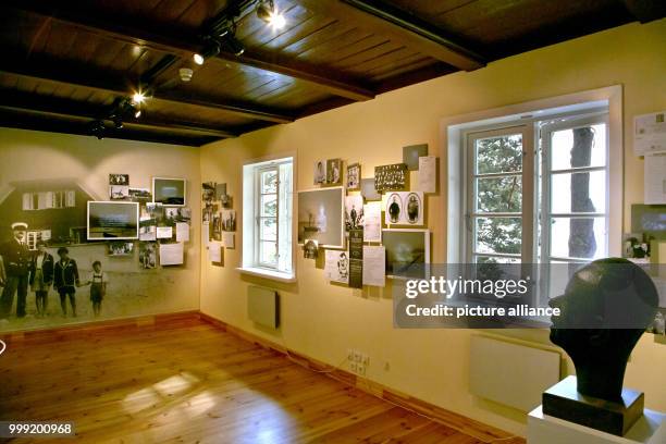 An exhibition room in the Thomas Mann House in Nida, Lituania, 18 July 2017. A permanent exhibition in the Thomas Mann House conmemorates the artist....