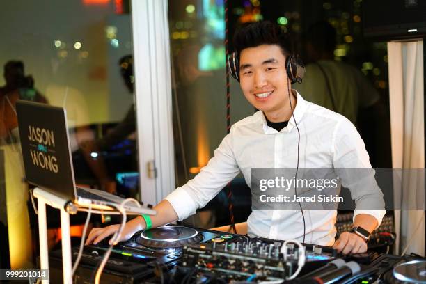 Jason Wong is seen at "Art Goes Green" event at The New Museum in New York, organized by Kaspersky Lab in Collaboration with DS Virgin Racing to...