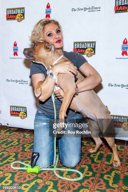 Orfeh attends the 2018 Broadway Barks at Shubert Alley on July 14, 2018 in New York City.