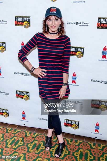 Marilu Henner attends the 2018 Broadway Barks at Shubert Alley on July 14, 2018 in New York City.