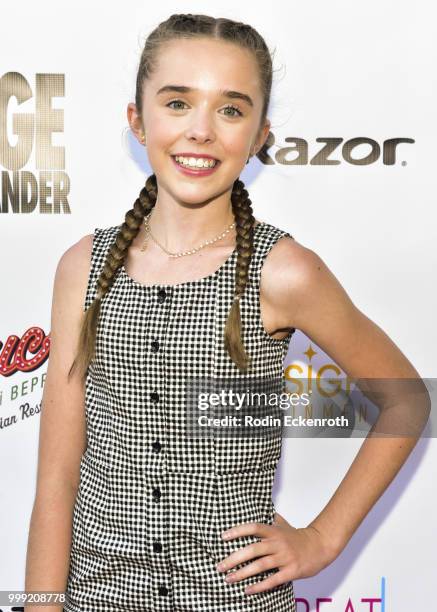Jenna Davis attends the Sage Launch Party Co-Hosted by Tiger Beat at El Rey Theatre on July 14, 2018 in Los Angeles, California.