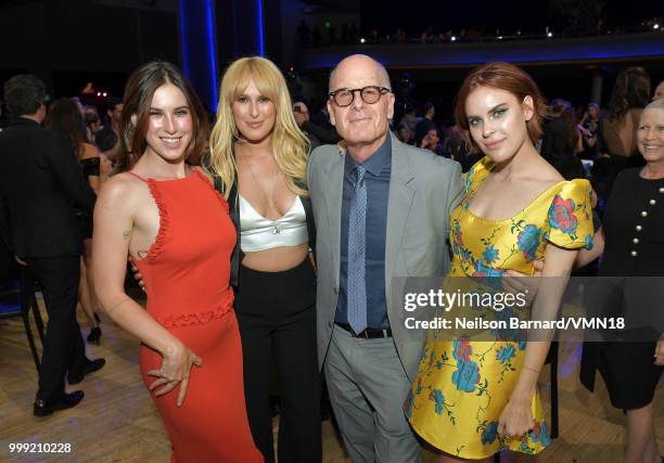 Scout Willis, Rumer Willis, guest, and Tallulah Willis attend the Comedy Central Roast of Bruce Willis at Hollywood Palladium on July 14, 2018 in Los...