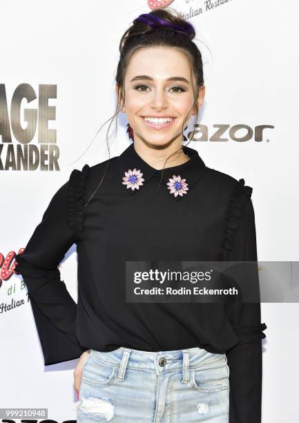 Sky Katz attends the Sage Launch Party Co-Hosted by Tiger Beat at El Rey Theatre on July 14, 2018 in Los Angeles, California.