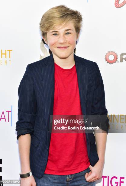 Casey Simpson attends the Sage Launch Party Co-Hosted by Tiger Beat at El Rey Theatre on July 14, 2018 in Los Angeles, California.