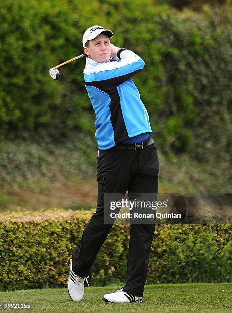 Mark O'Brien in action during the Powerade PGA Assistants' Championship regional qualifier at County Meath Golf Club on May 18, 2010 in Trim, Ireland.