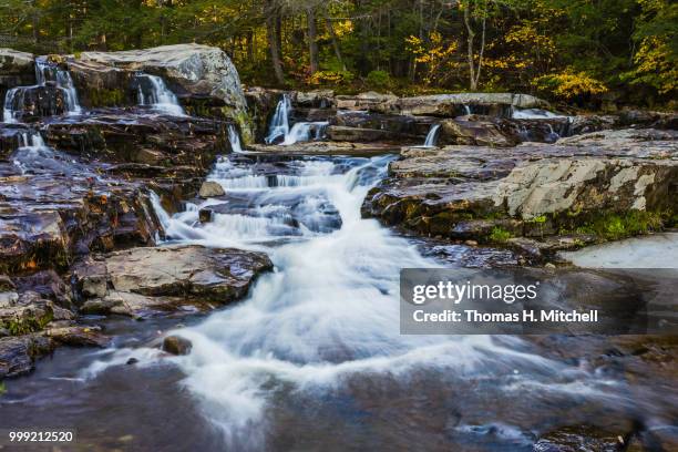 nh-jackson-jackson falls - brook mitchell stock pictures, royalty-free photos & images