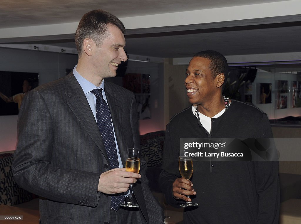 New Jersey Nets Owner Mikhail Prokhorov Meets with Jay Z