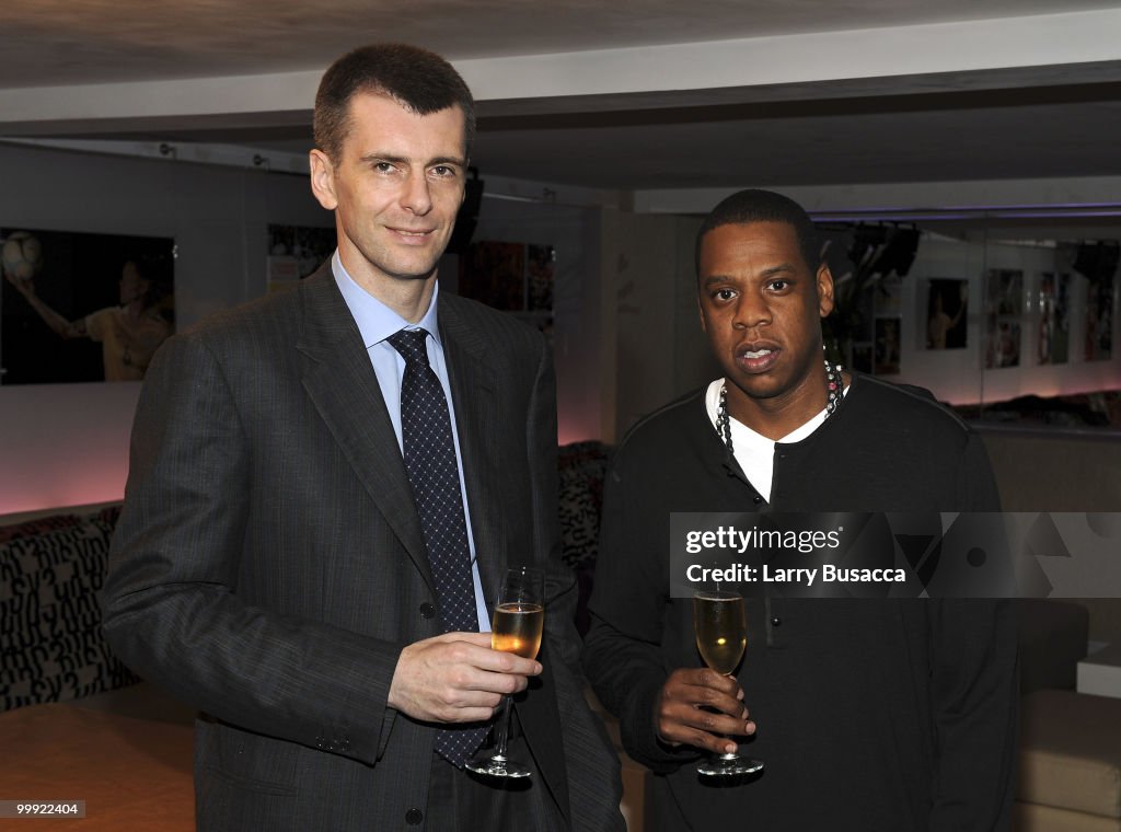 New Jersey Nets Owner Mikhail Prokhorov Meets with Jay Z