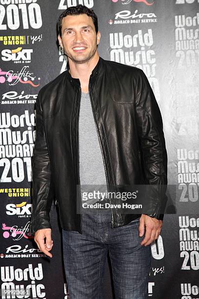 Wladimir Klitschko arrives at the World Music Awards 2010 held at the Sporting Club Monte Carlo on May 18, in Monte-Carlo, Monaco.