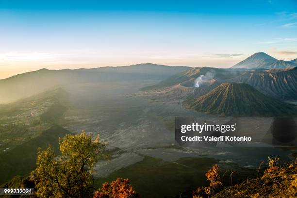 bromo - tengger - semeru volcano - tengger stock pictures, royalty-free photos & images