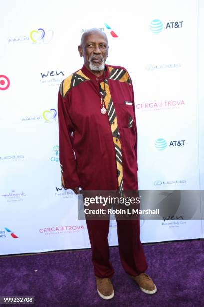 Actor Louis Gossett Jr. Attends The HollyRod Foundation's 20th Annual DesignCare Gala at Private Residence on July 14, 2018 in Malibu, California.