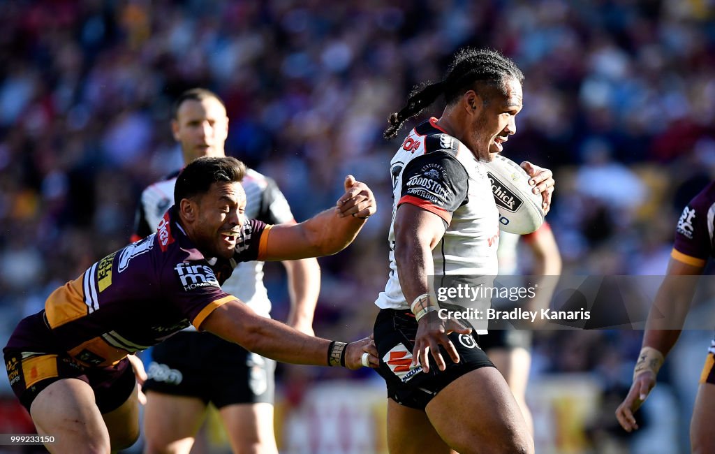 NRL Rd 18 - Broncos v Warriors