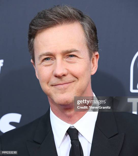 Edward Norton arrives at the Comedy Central Roast Of Bruce Willis on July 14, 2018 in Los Angeles, California.