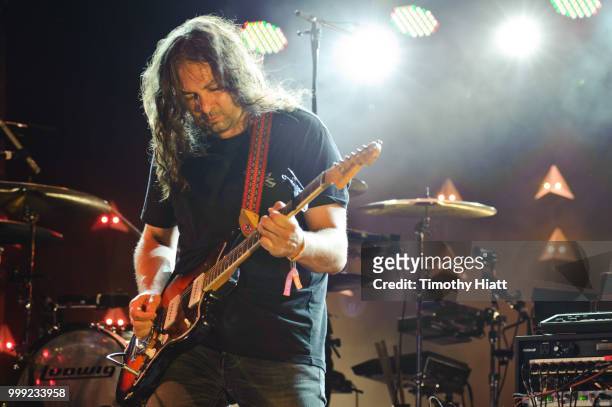 Adam Granduciel of The War On Drugs performs at Forecastle Festival on July 14, 2018 in Louisville, Kentucky.