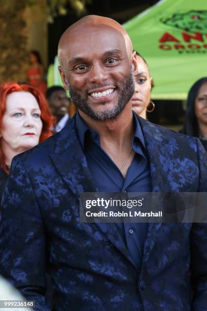 Singer Kenny Lattimore attends The HollyRod Foundation's 20th Annual DesignCare Gala at Private Residence on July 14, 2018 in Malibu, California.