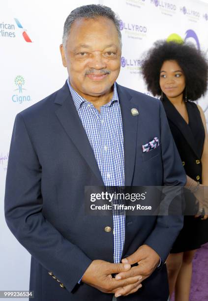 Jesse Jackson attends the HollyRod 20th Annual DesignCare at Cross Creek Farm on July 14, 2018 in Malibu, California.