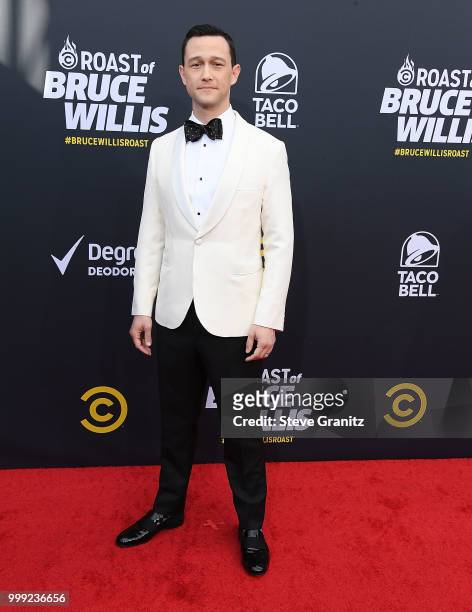 Joseph Gordon-Levitt arrives at the Comedy Central Roast Of Bruce Willis on July 14, 2018 in Los Angeles, California.