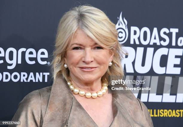 Martha Stewart arrives at the Comedy Central Roast Of Bruce Willis on July 14, 2018 in Los Angeles, California.