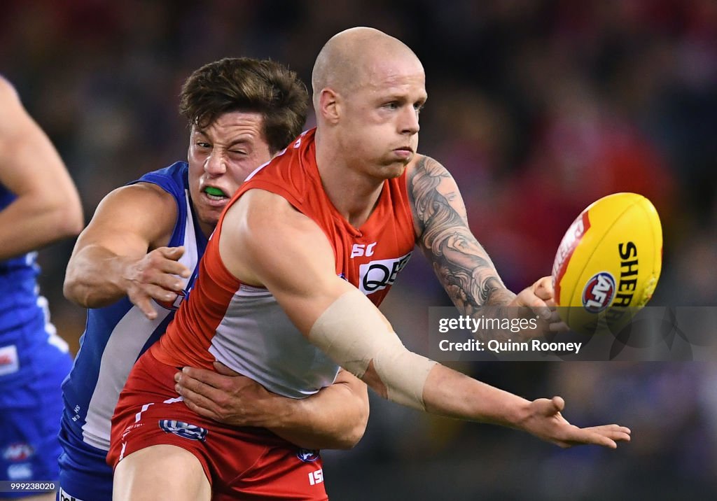 AFL Rd 17 - North Melbourne v Sydney