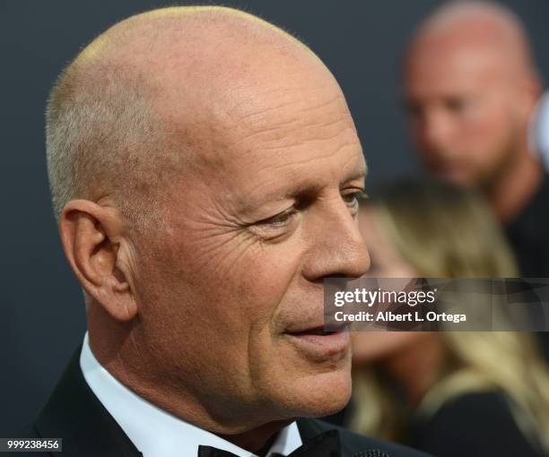 Actor Bruce Willis arrives for the Comedy Central Roast Of Bruce Willis held at Hollywood Palladium on July 14, 2018 in Los Angeles, California.