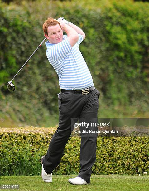 Mark Whelan in action during the Powerade PGA Assistants' Championship regional qualifier at County Meath Golf Club on May 18, 2010 in Trim, Ireland.