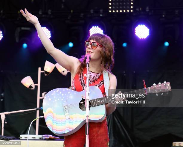 Jenny Lewis performs during the 2018 Forecastle Music Festival at Louisville Waterfront Park on July 14, 2018 in Louisville, Kentucky.