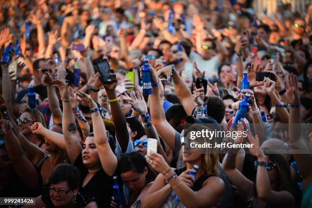 Music fans attend Bud Lights Getaway at Riverfront Park on July 14, 2018 in North Charleston, South Carolina.