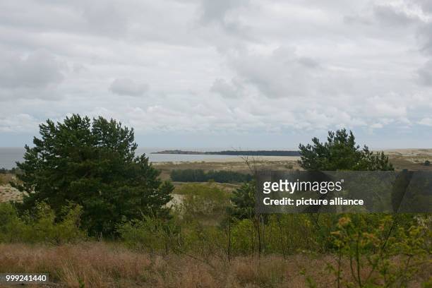 The view from the Mann's summer house in which German writer Thomas Mann stayed during holidays in Nida, Lithuania, 17 July 2017. Photo: Alexander...