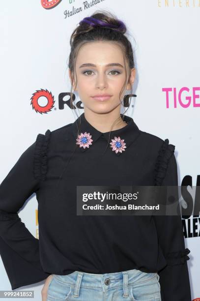 Sky Katz attends "Sage Alexander: The Dark Realm" Launch Party Co-hosted by Innersight Entertainment and TigerBeat Media at El Rey Theatre on July...