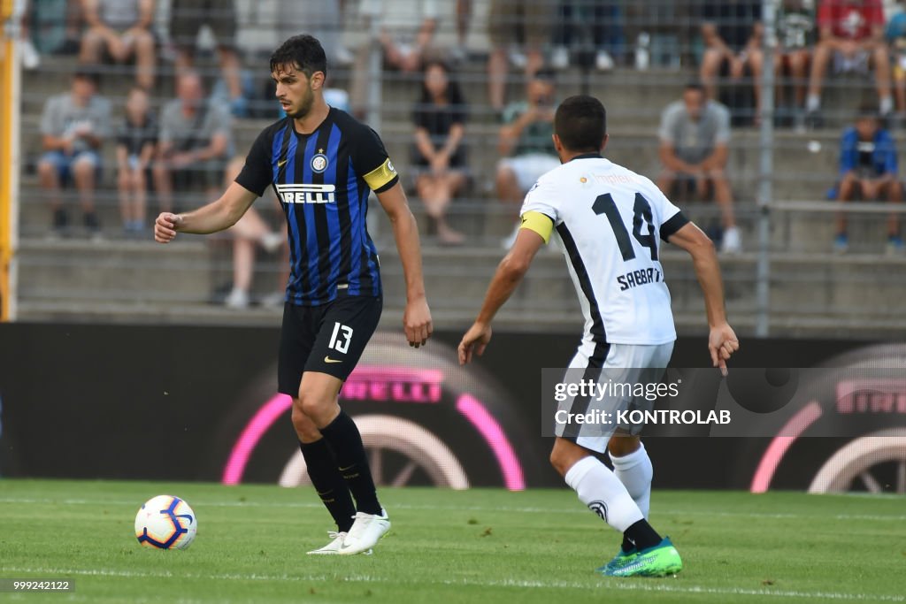 Andrea Ranocchia of FC Inter during match 110 Summer Cup...