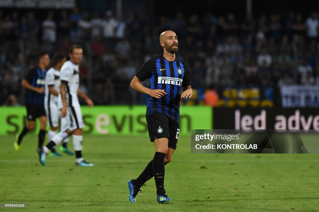 Borja valero of FC Inter during match 110 Summer Cup from FC...