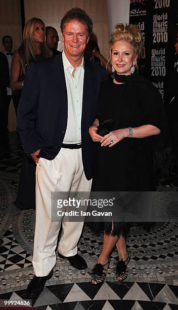 Rick and Kathy Hilton attend the World Music Awards 2010 at the Sporting Club on May 18, 2010 in Monte Carlo, Monaco.