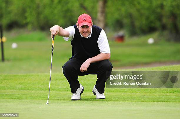 Melvyn Flanagan in action during the Powerade PGA Assistants' Championship regional qualifier at County Meath Golf Club on May 18, 2010 in Trim,...