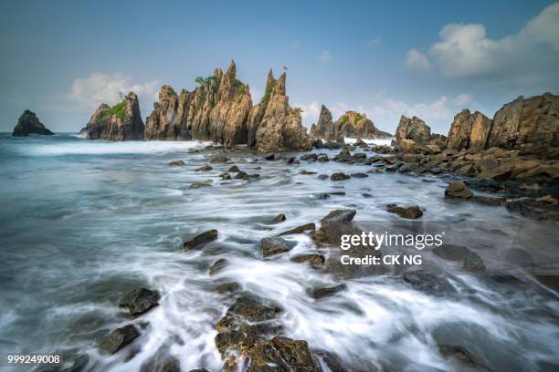 kelumbayan rocks ii lampung sumatra-indonesia - lampung stock pictures, royalty-free photos & images