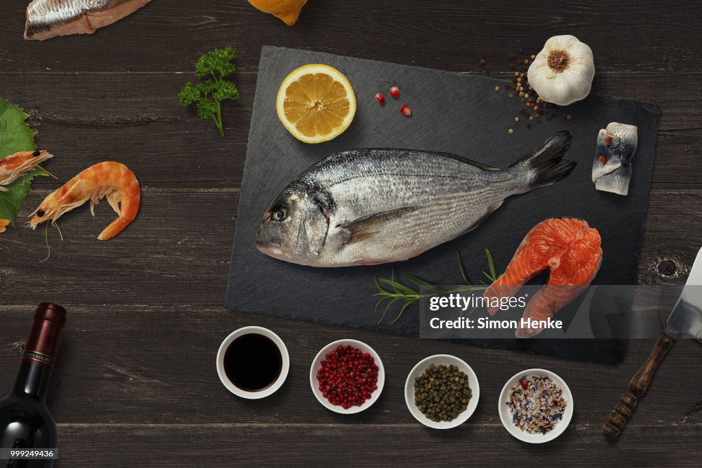 Fish Cooking Scene