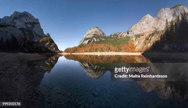 gosausee - malte stock pictures, royalty-free photos & images