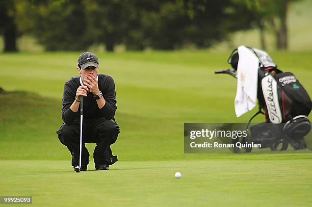 David Mooney in action during the Powerade PGA Assistants' Championship regional qualifier at County Meath Golf Club on May 18, 2010 in Trim, Ireland.