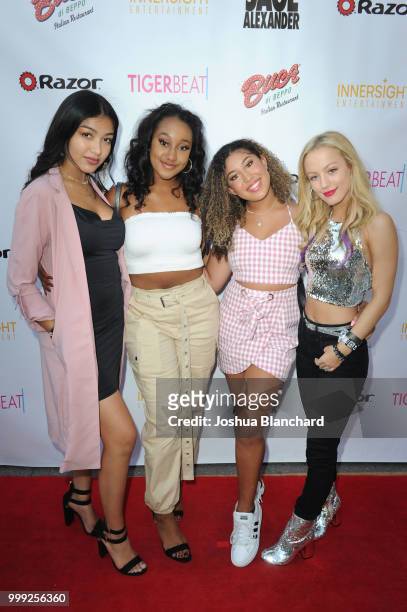 Pynk Le'Monade attends "Sage Alexander: The Dark Realm" Launch Party Co-hosted by Innersight Entertainment and TigerBeat Media at El Rey Theatre on...