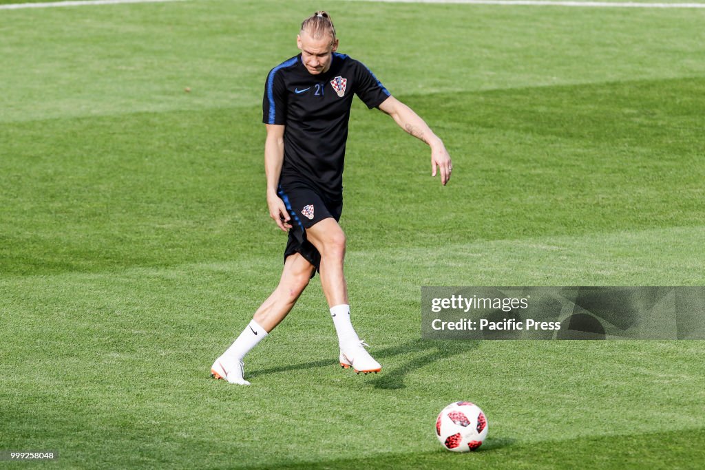 Vida Domagoj during training of the Croatian team in field...