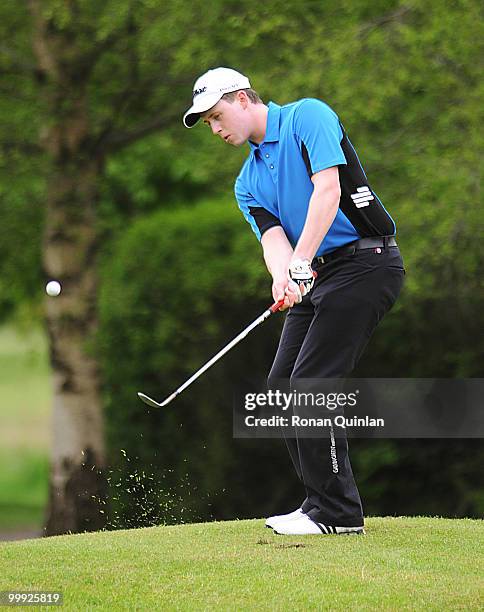 Mark O'Brien in action during the Powerade PGA Assistants' Championship regional qualifier at County Meath Golf Club on May 18, 2010 in Trim, Ireland.